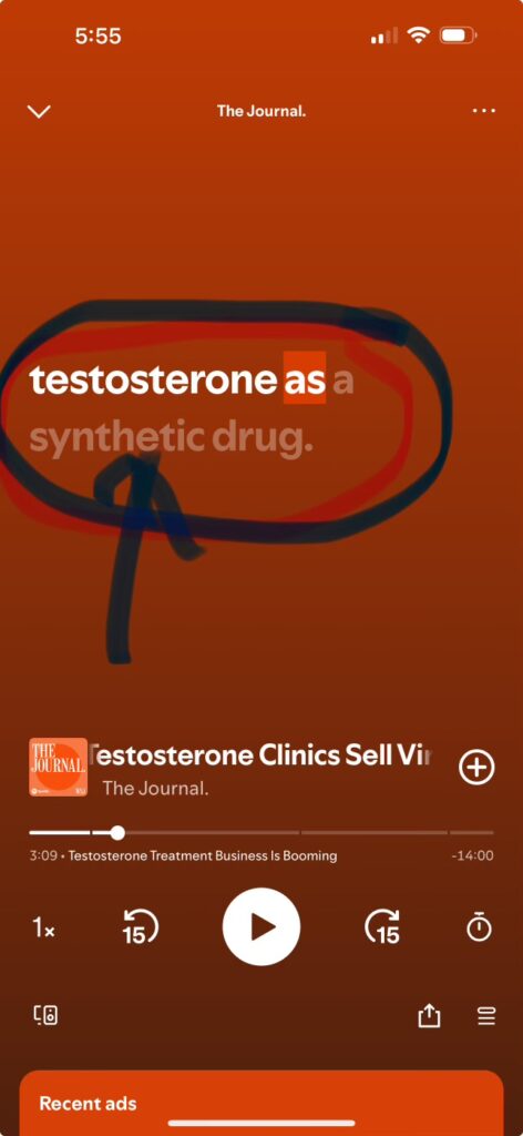 Testosterone therapy